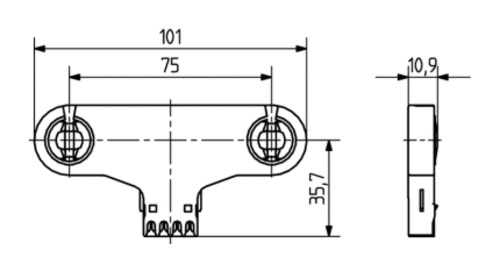 BJB Fassung G13 für BJB-Stecksystem - 26.305.1001.50