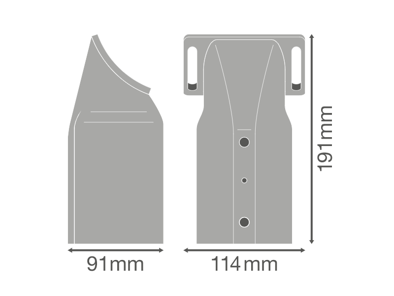 Ledvance LED streetlight STREETLIGHT FLEX SPIGOTS 76MM WAL - 4058075552531