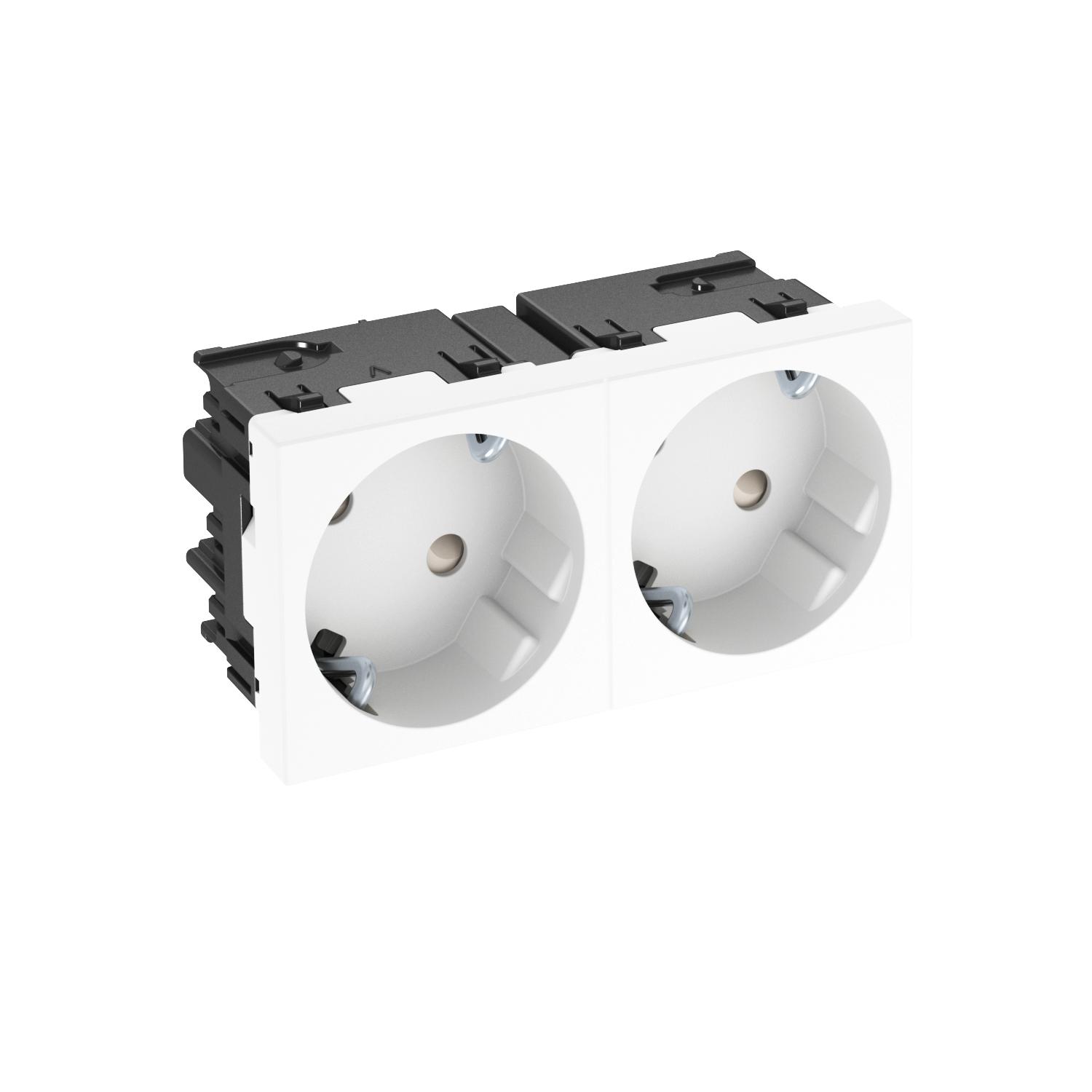 OBO Bettermann Vertr Steckdose 33 Grad, 2-fach Schutzkontakt,Con.45 STD-D3SC RW2 - 6120483 OBO Bettermann Vertr Steckdose 33 Grad, 2-fach Schutzkontakt,Con.45 STD-D3SC RW2 - 6120483