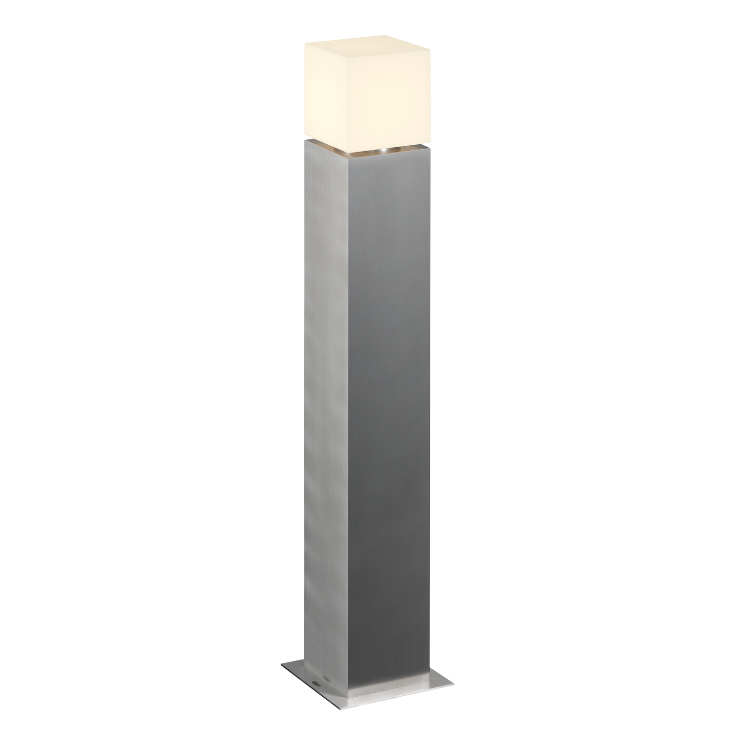 SLV SQUARE POLE 90, E27, Outdoor Stehleuchte, Edelstahl 304, max. 20W, IP44 - 1000346