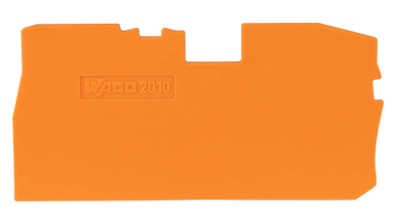 WAGO GmbH & Co. KG Abschlussplatte 1mm orange 2010-7192