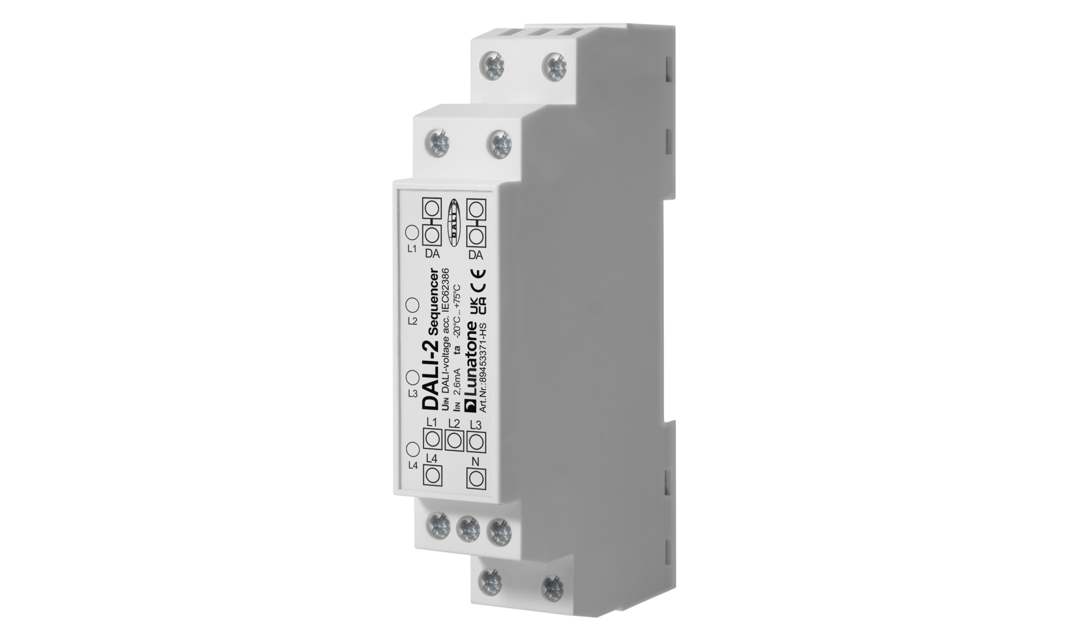 Lunatone DALI-2 Sequencer DIN Rail 89453371-HS