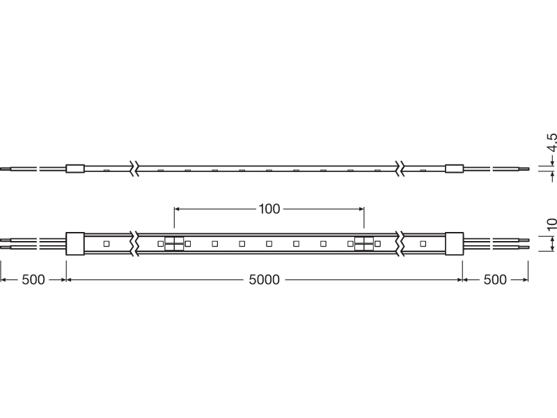 Ledvance LED STRIP PERFORMANCE-2000 PROTECTED -2000/830/5/IP66 - 4058075236509