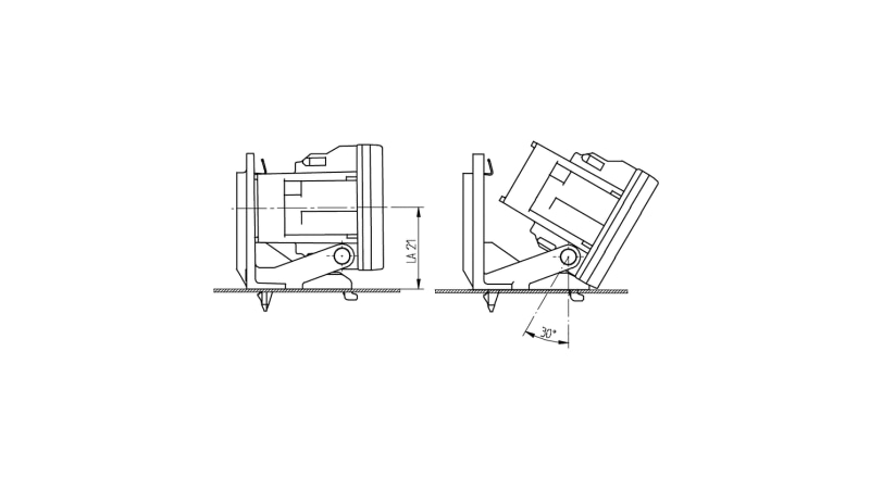 BJB Supports for lampholders G24 / GX24 (26.745.11)