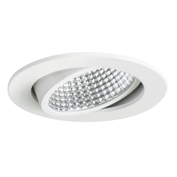 Brumberg recessed LED spotlight 350mA 12W round white - 12491073