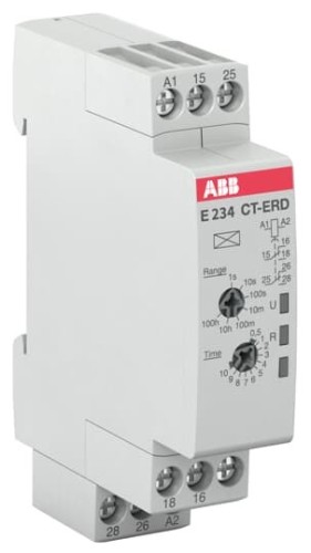 ABB Stotz S&J Zeitrelais 24-48VDC, 24-240VAC CT-ERD.22 - 1SVR500100R0100