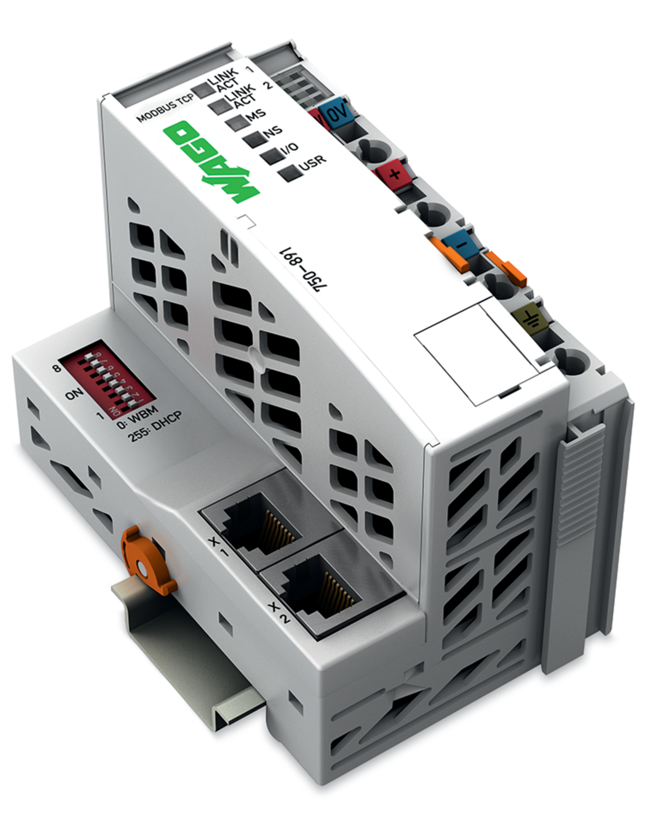 WAGO GmbH & Co. KG Controller Modbus TCP G4 2ETH 750-891
