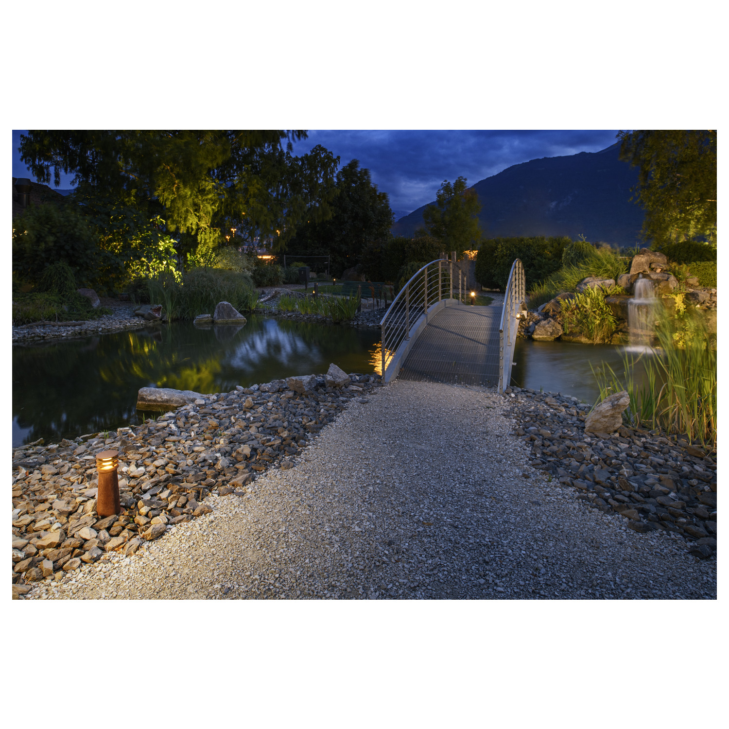 SLV RUSTY® 40, Outdoor Standleuchte, LED, 3000K, rund, stahl gerostet, Ø/H 19/40 cm - 233407