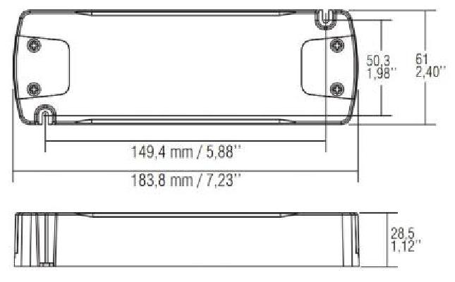 TCI LED-Driver DC 75W 12V VPS LP