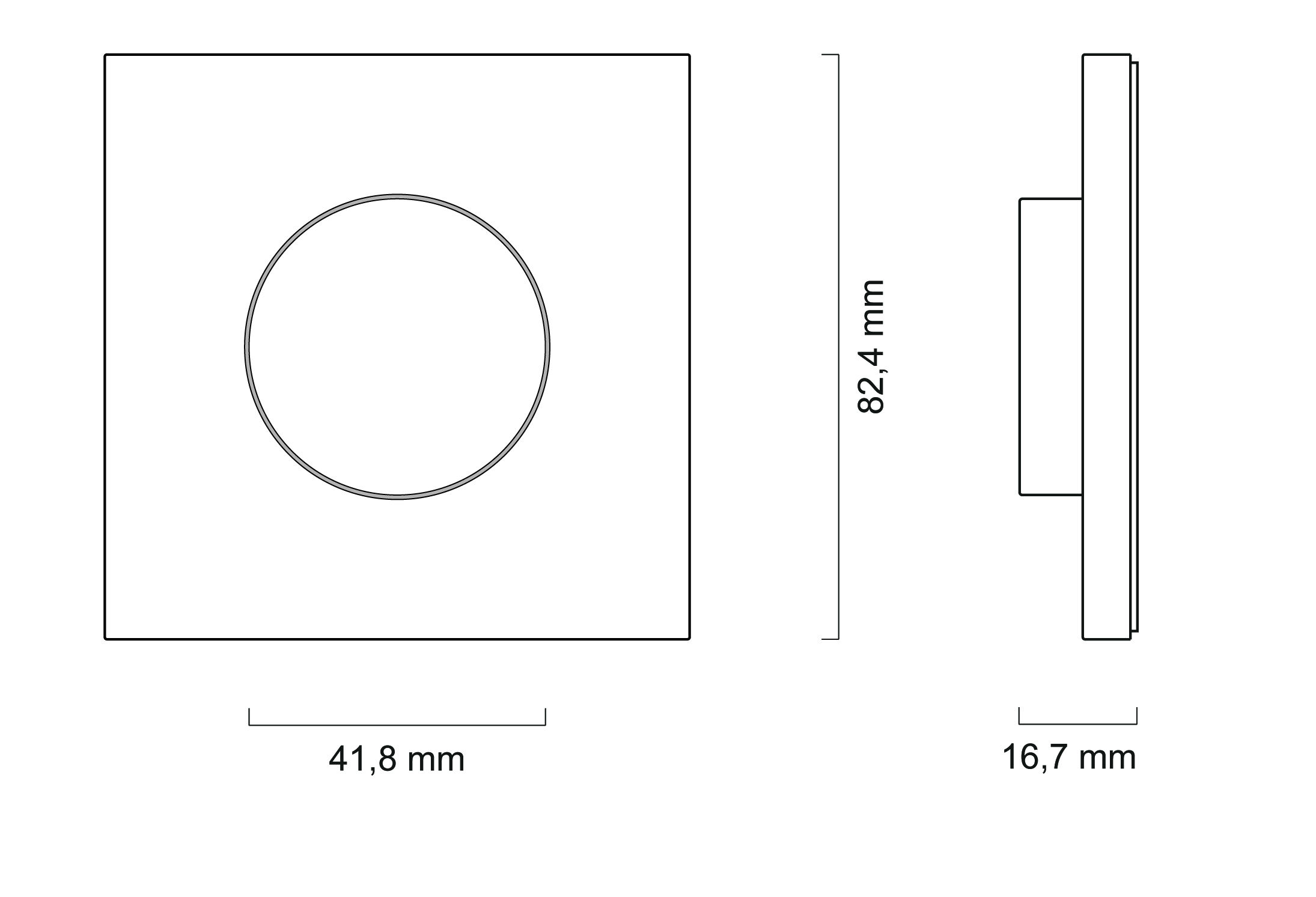 Lunatone rotary knob DALI-2 ROT Touch, 5T, INT – 86459338-5T-INT-L2