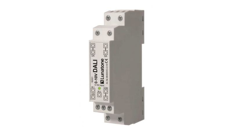Lunatone Interface 0-10V to DALI 2-CH Hutschiene