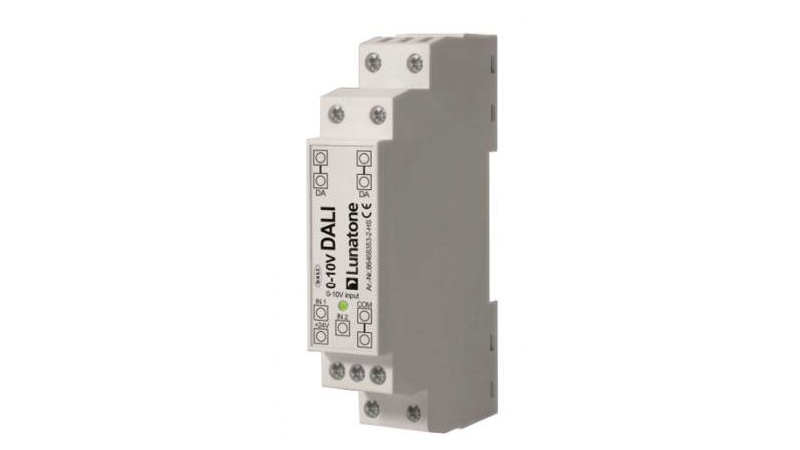 Lunatone Light Management Interface 0-10V to DALI 2-CH DIN Rail