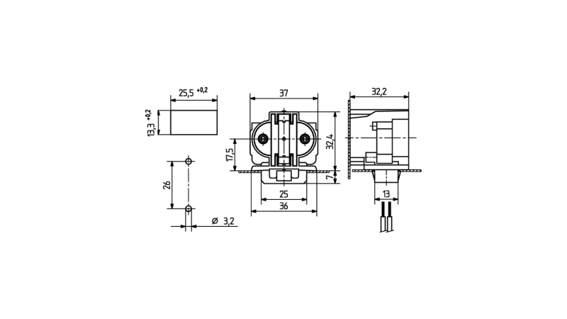 BJB Lampholder G23 for CFL/TC-S 26.721.8301.50