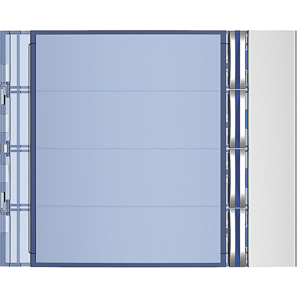 Legrand (BT) Frontblende Ruftastmodul 4 Ruftasten,Allmetal 352041