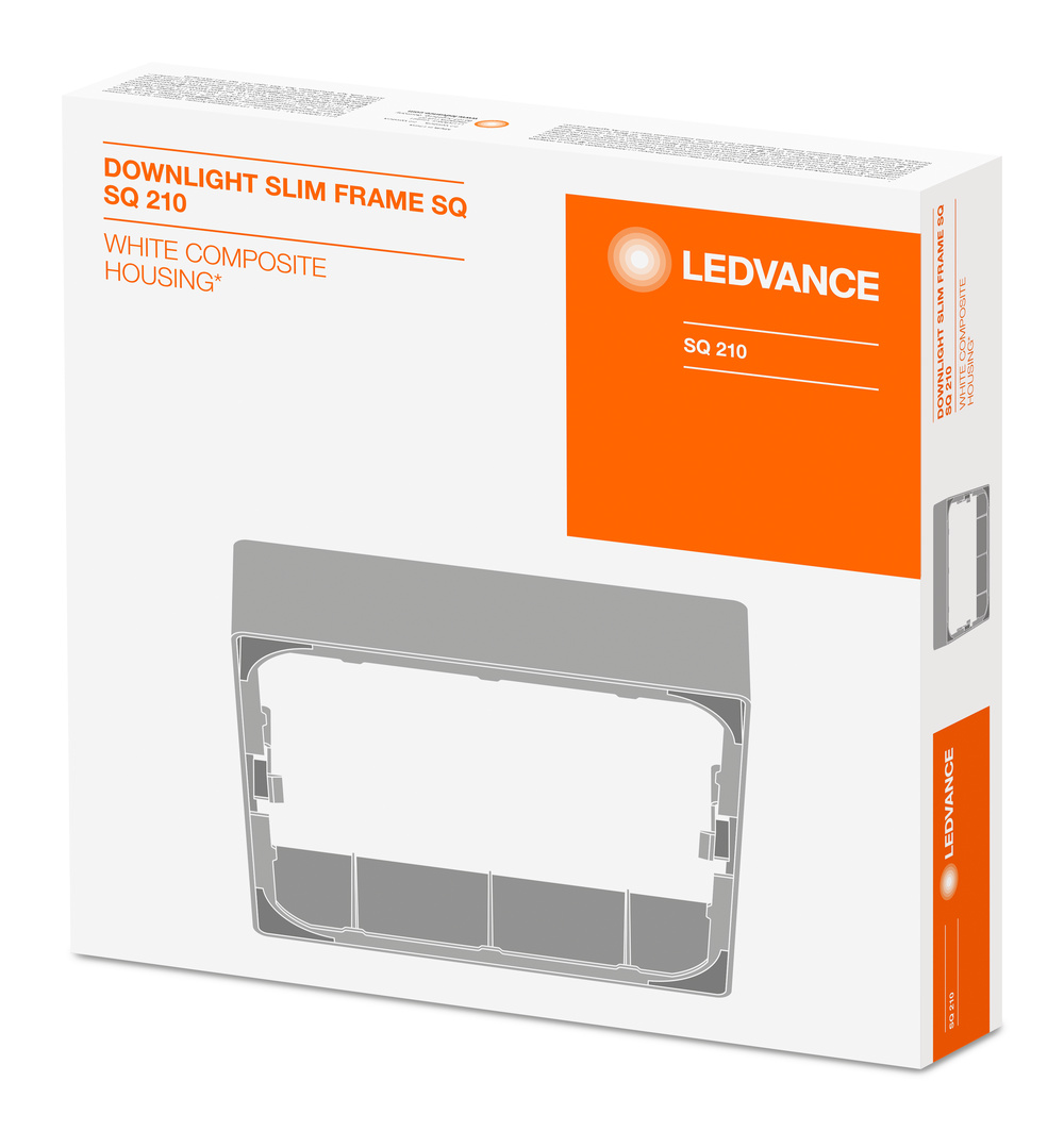Ledvance luminaire accessory frame DOWNLIGHT SLIM SQUARE FRAME 105 WT - 4058075079397