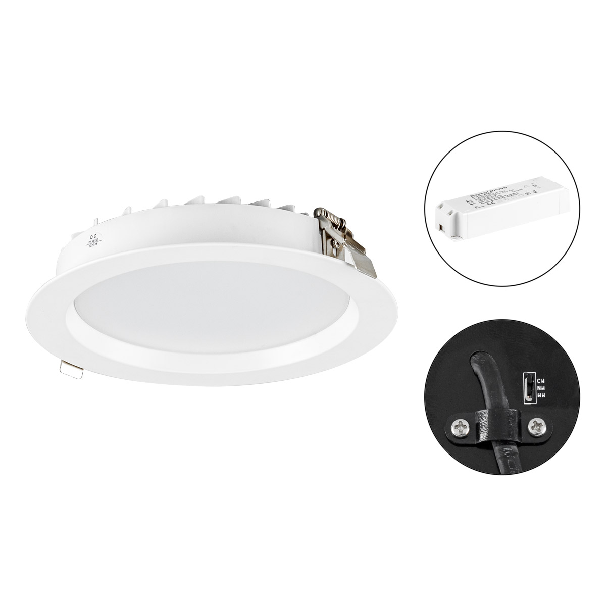 EVN Lichttechnik LED-Downlight IP54 dimmbar LN54350125