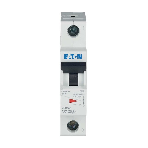 Eaton Leitungsschutzschalter C 0,5A, 1p FAZ-C0,5/1 - 278544