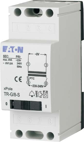 Eaton Klingeltransformator 230V 12-24V 2-1A TR-G2/24 - 272484 Eaton Klingeltransformator 230V 12-24V 2-1A TR-G2/24 - 272484