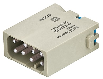 Harting Han EE Quick-Lock module male 09140082633