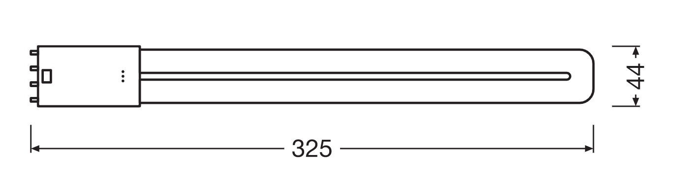 Ledvance LED-Leuchtmittel Osram DULUX L LED HF & AC Mains 12 W/3000 K – Ersatz für KLLni 24 W - 4058075822092
