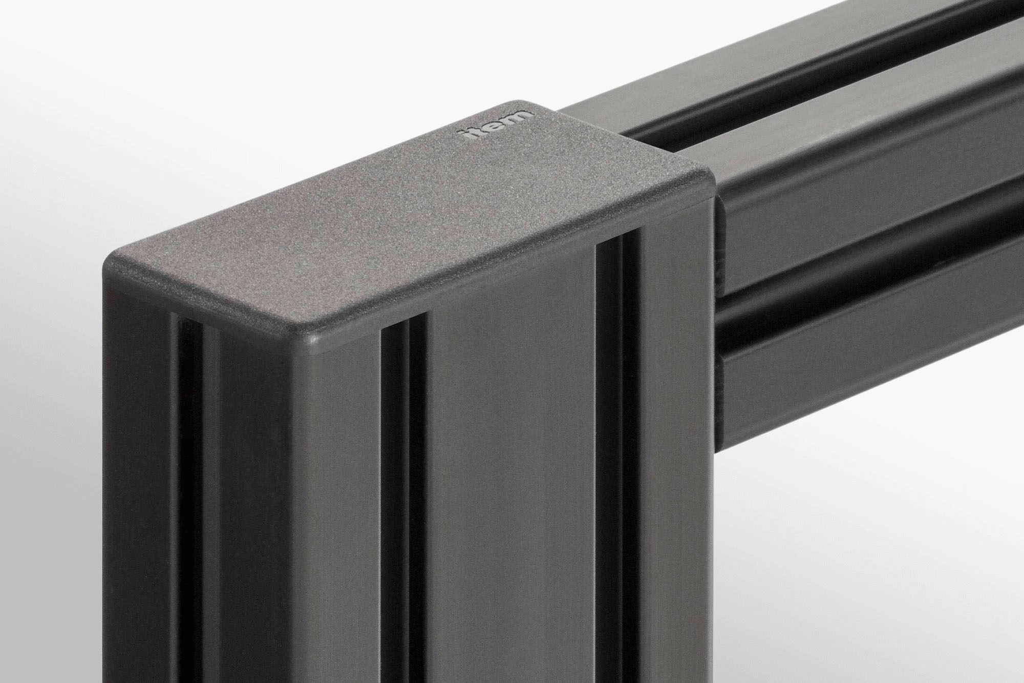 Item Abdeckkappe 80x40 schwarz 0.0.026.02