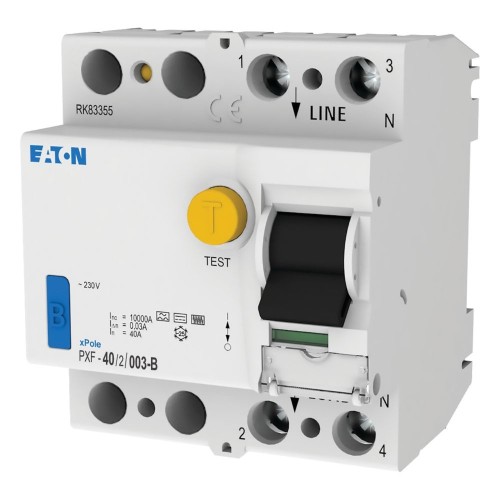 Eaton Fehlerstromschutzschalter 40A, 2p, 30mA, TypB PXF-40/2/003-B - 301648