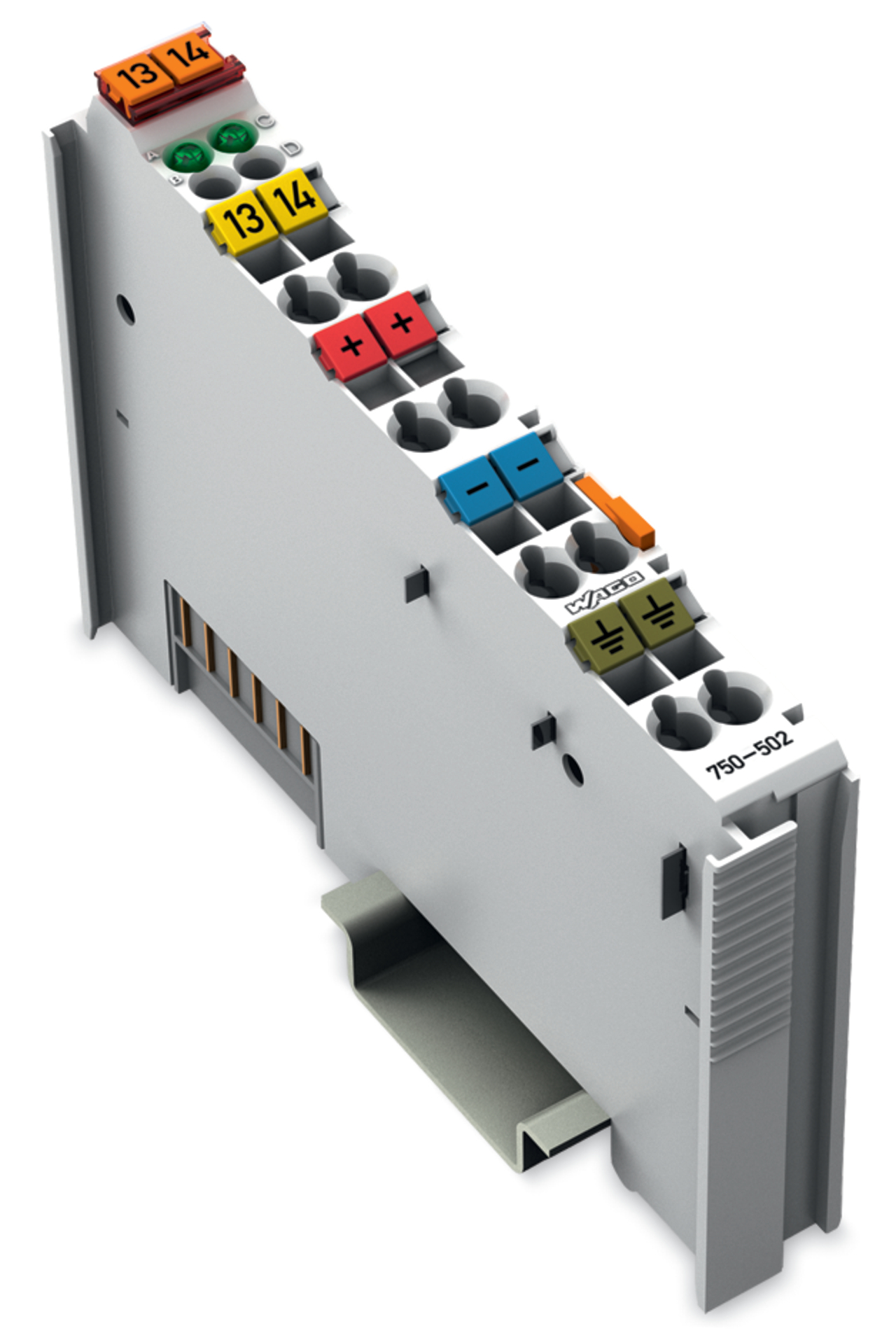 WAGO GmbH & Co. KG Digitale Ausgangsklemme 2DO 24VDC 2.0A 750-502