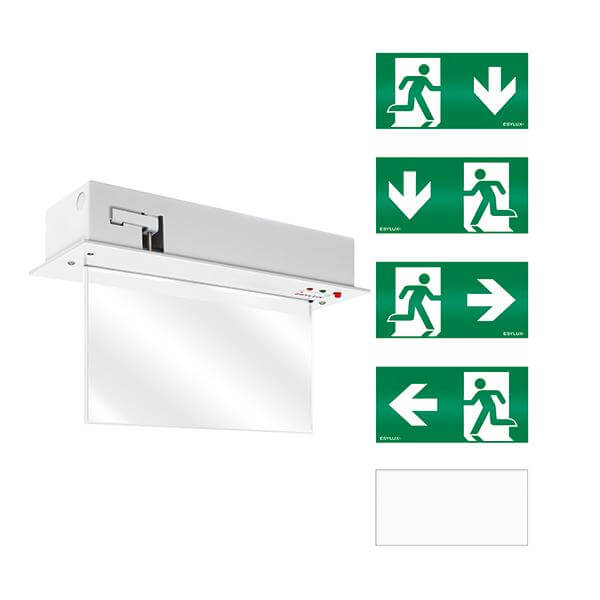 ESYLUX LED-Rettungszeichenleuchte 3h, 25m SLCEL LED#EN10031601 ESYLUX LED-Rettungszeichenleuchte 3h, 25m SLCEL LED#EN10031601