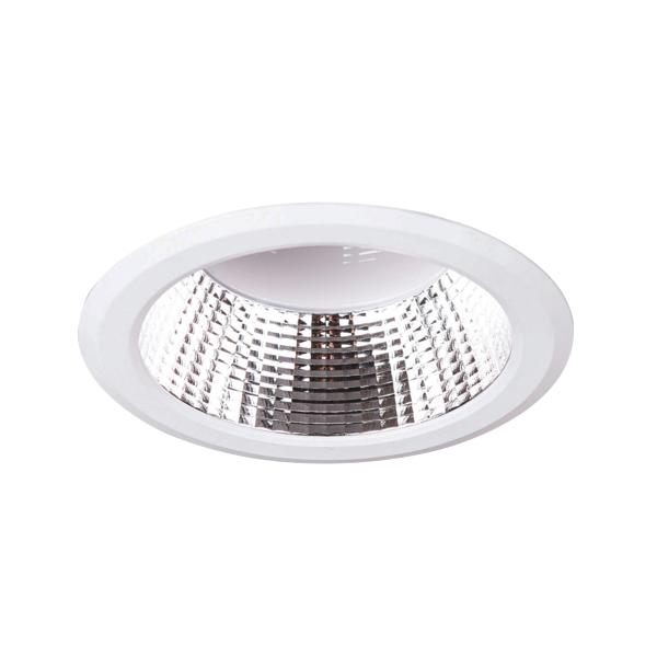 Brumberg recessed LED downlight, DALI dimmable, textured white - 12562173