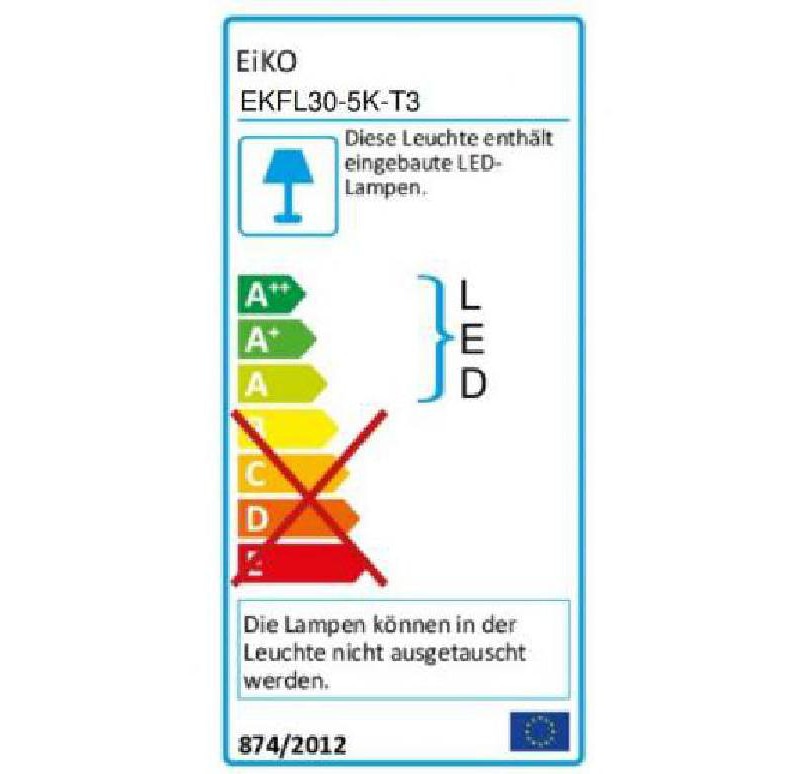 EiKO LED-Strahler Floodlight CAS 30W 220-240VAC 5000K 3000lm IP65 