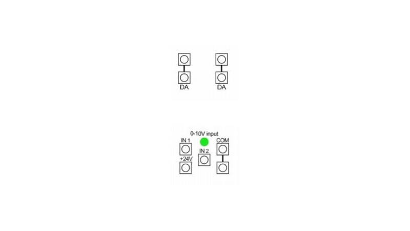 Lunatone Light Management Interface 0-10V to DALI 2-CH DIN Rail