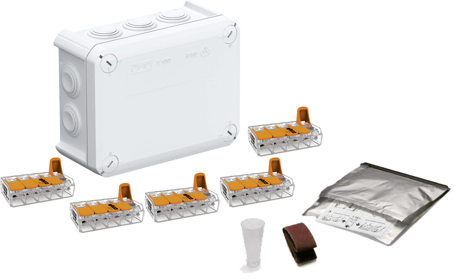 Cellpack Universalbox T100 WAGO/CG Feuchtigkeitsschutz CG - 428124