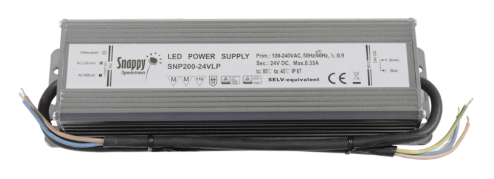 RP-Technik LED-driver 100-240VAC, 24VDC, 6250mA, 150W - FB-150-24-S-CV-IP1