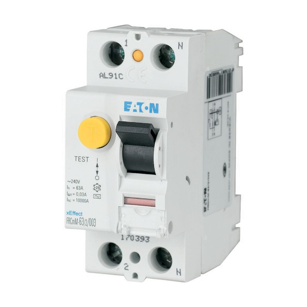 Eaton FI-Schalter 16A, 2p, 30mA, Typ A FRCMM-16/2/003-A