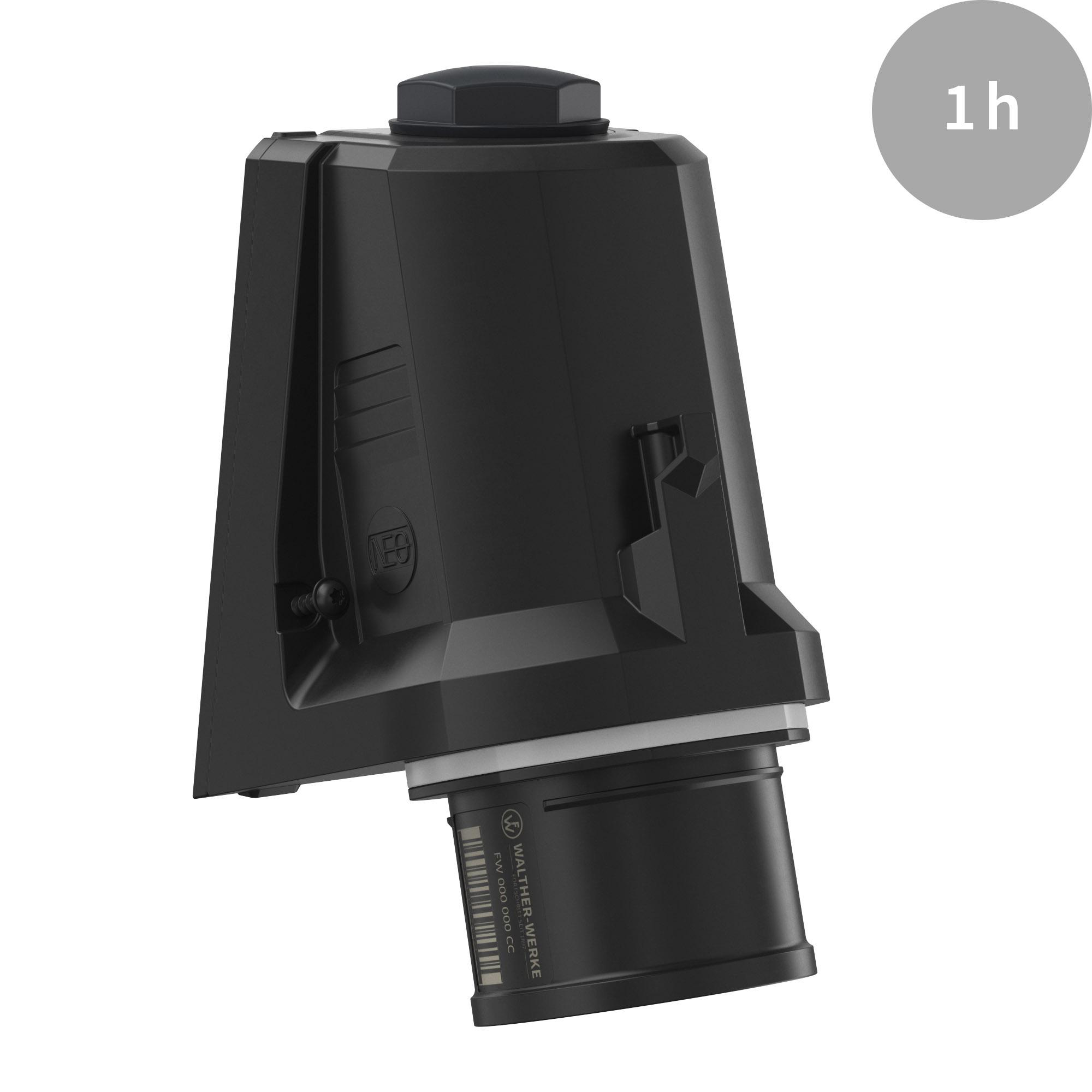 Walther Werke CEE NEO Wandgerätestecker schräg 16A5P1h IP54 FW710501CC