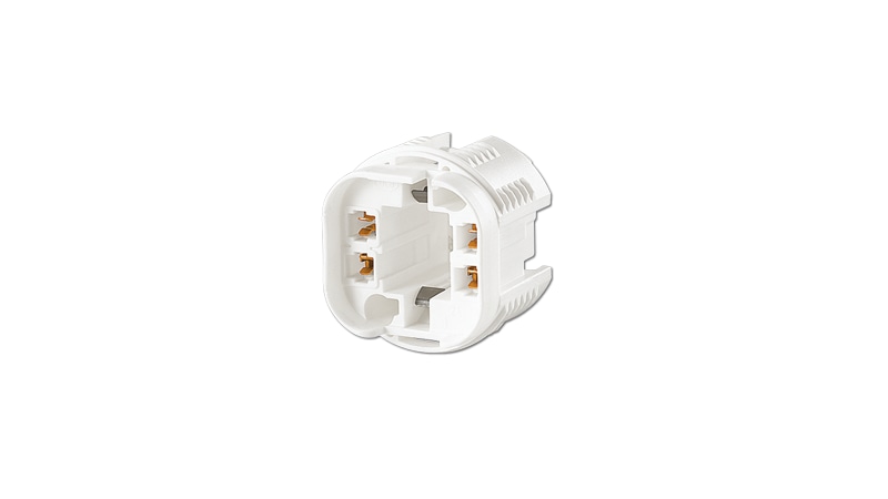 BJB Lampenfassung G24/GX24 für CFL/TC-DEL, TC-TEL 26.745.1351.50