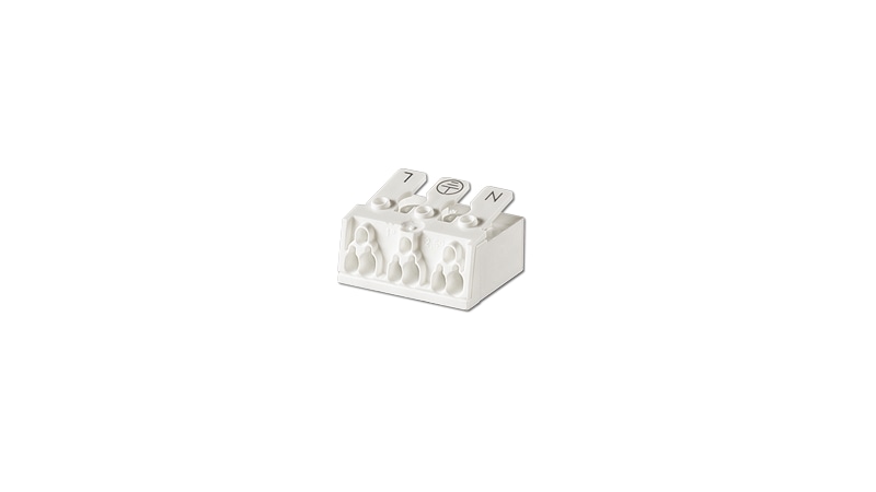 BJB 3-pole pushwire terminal blocks 46.413.1211.50