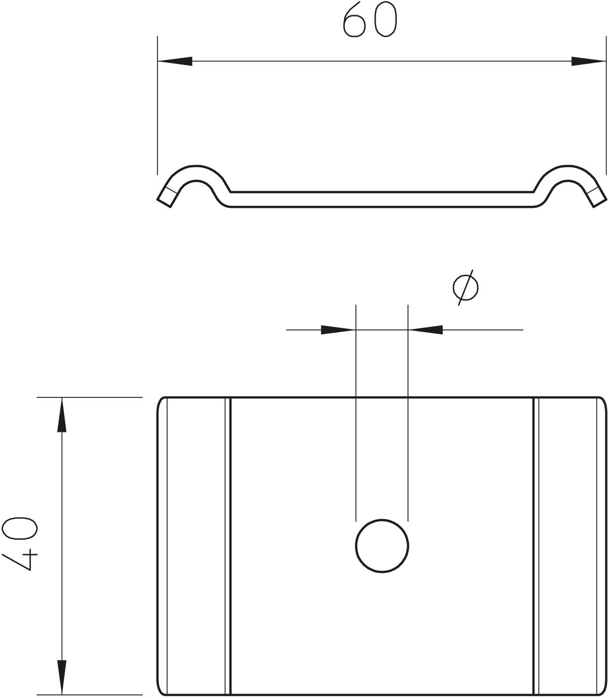 OBO Bettermann Vertr Klemmstück M6,f.Gitterrine GKS 50 07 FS - 6015263