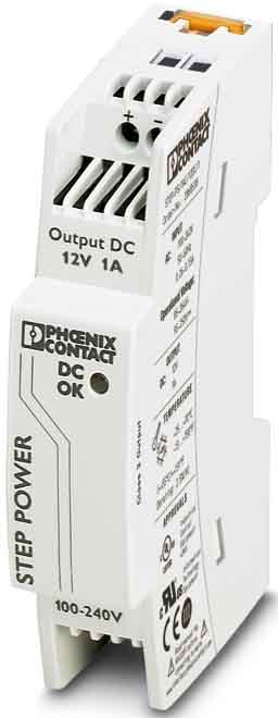 Phoenix Contact Stromversorgung 12VDC/1A 1ph. STEP-PS/ 1AC/12DC/1