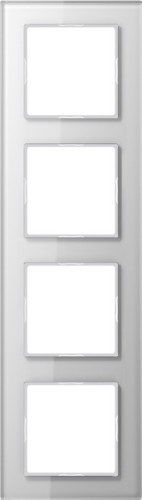 Jung Glasrahmen 4-fach aws waage/senkrecht AC 584 GL WW - AC584GLWW günstig online kaufen
