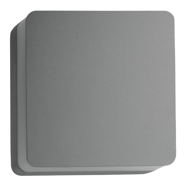 Brumberg LED-Wandanbauleuchte 9W 230V struktursilber IP54 - 10034693 günstig online kaufen
