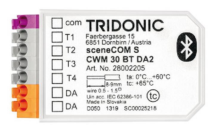 Tridonic sceneCOM S CWM 30 BT DA2 - 28002205