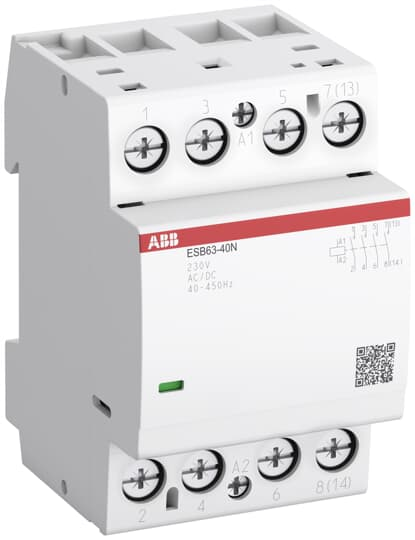 ABB Stotz S&J Installationsschütz 4S/0Ö, 230 V AC/DC ESB63-40N-06 M0640
