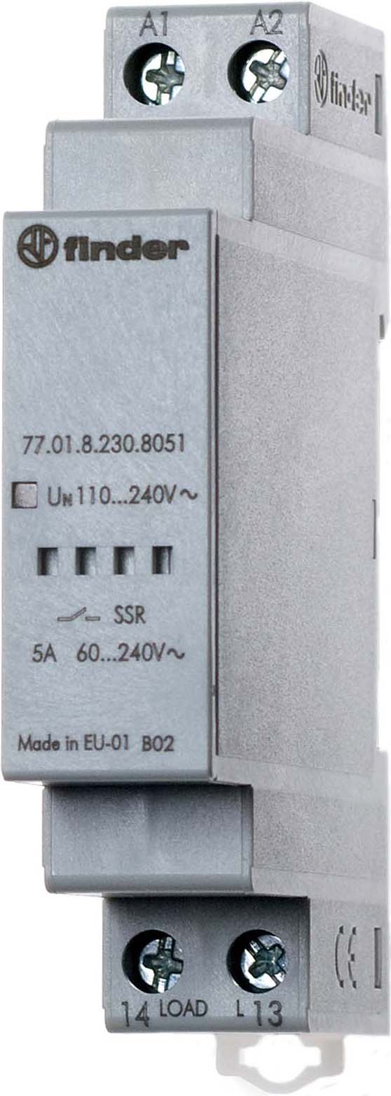 Finder Lastrelais 5A Eing:230V AC 77.01.8.230.8050