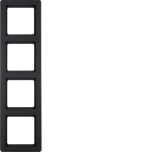 Berker Rahmen anth/sa 4fach 10146086 - 10146086