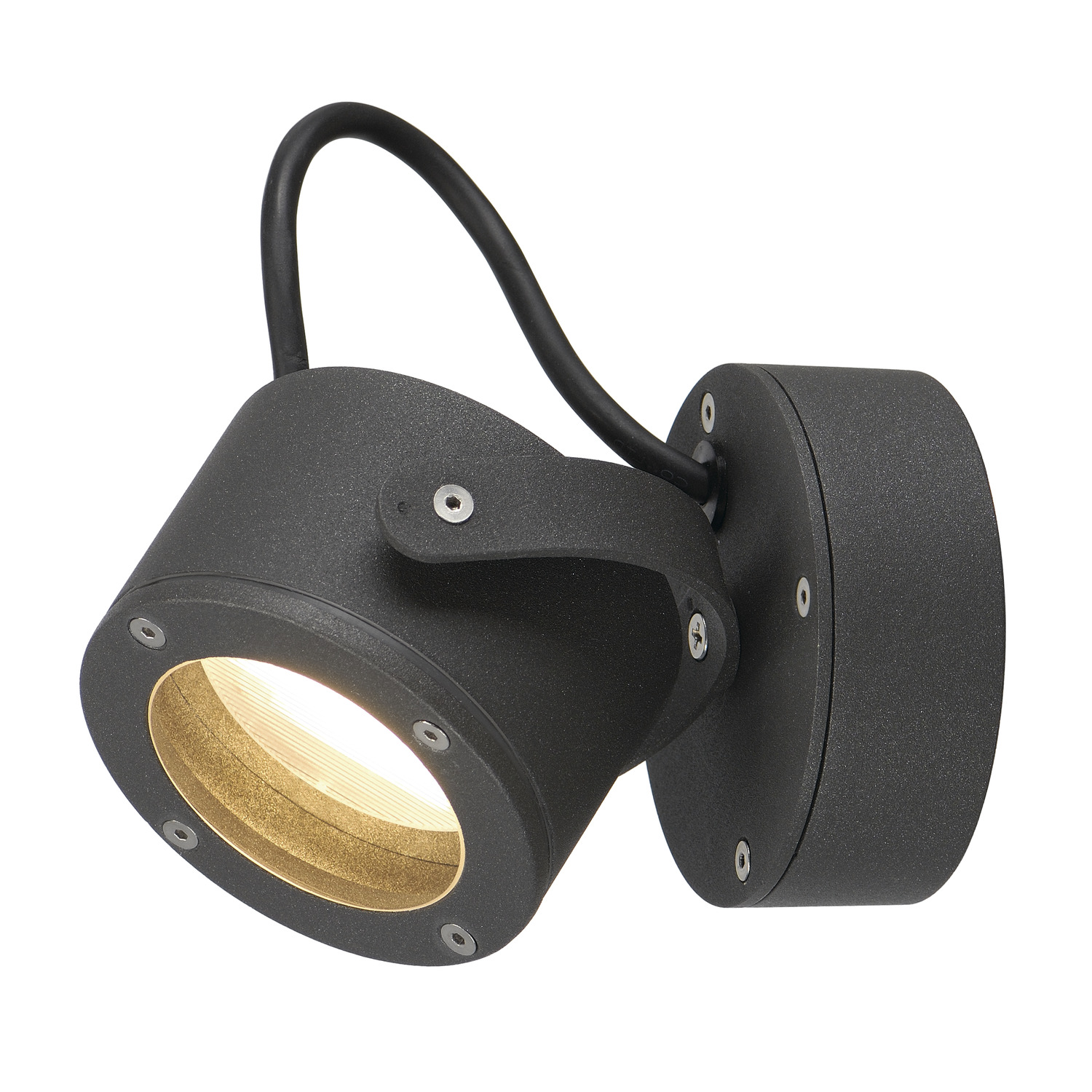 SLV SITRA 360, Outdoor Wandleuchte, TCR-TSE, IP44, anthrazit, max. 9W - 231515