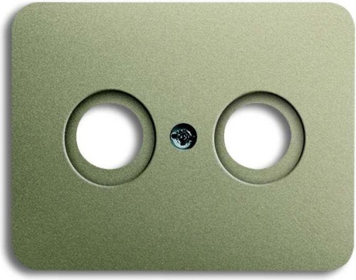 Busch-Jaeger Zentralscheibe pall f.Antennendose 2Loch 1743-260 - 2CKA001724A2791