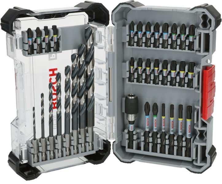 Bosch Power Tools PRO Impact Metal Set, Display, 6 x 35-tlg 2608521U80VE(35)