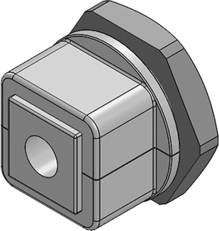 Icotek Kabelverschraubung teilbar M32 KVT 32 gy - 45036