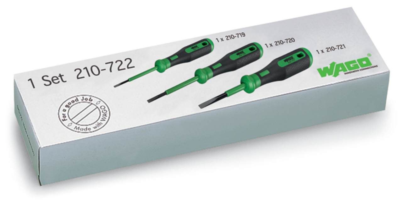 WAGO GmbH & Co. KG Schraubendreher-Set mit Isolierschutz 210-722